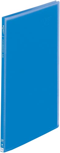 リクエスト透明クリヤーブックＡ４縦ブルー２０Ｐ