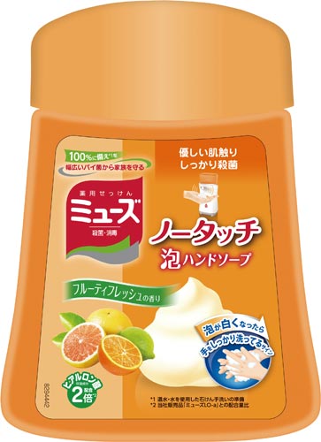ミューズノータッチ　フルーティフレッシュ　付替×４