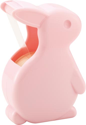 セロテープ　うさぎカッター　ベビーピンク　５セット