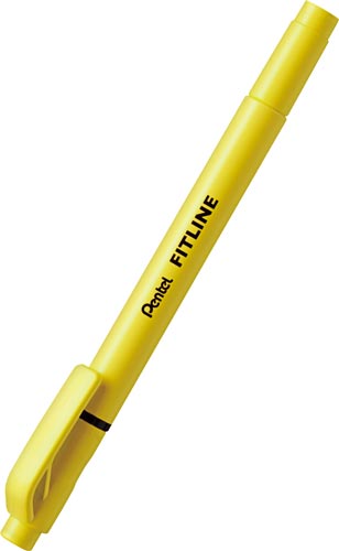 蛍光マーカー　フィットライン　ツイン　イエロー