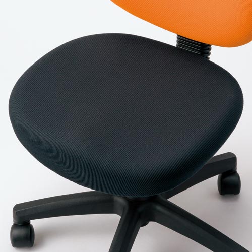 着せ替えオフィスチェアカバー　ブラック×４