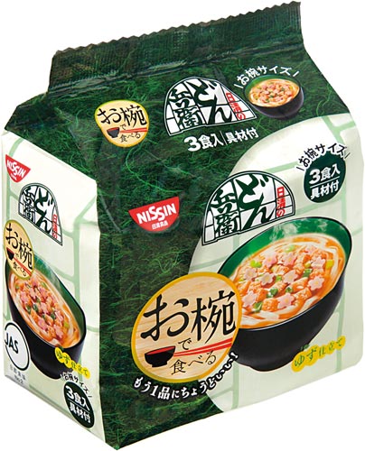 お椀で食べるどん兵衛　３食パック　９０ｇ×６※