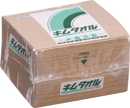 キムタオル　ブラウン　ポリパック