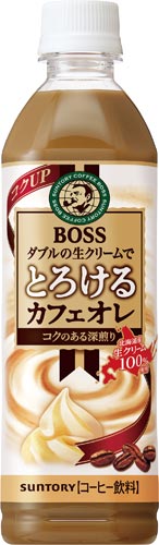 ボスとろけるカフェオレ　５００ｍｌ　２４本※