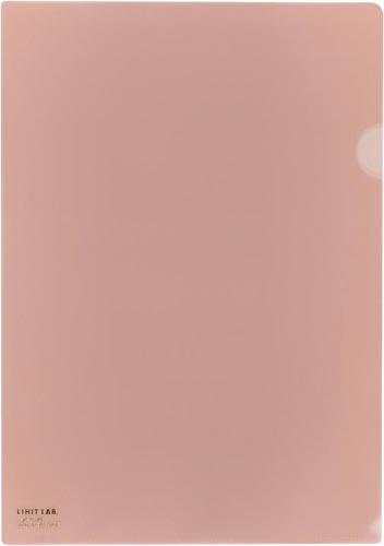 カラークリヤーホルダーＰＰ　Ａ４ローズ桃５枚入