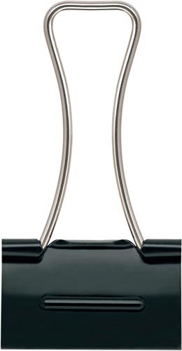 軽く開けるダブルクリップ「エアかる」　大　１０個