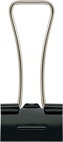 軽く開けるダブルクリップ「エアかる」　小　５０個