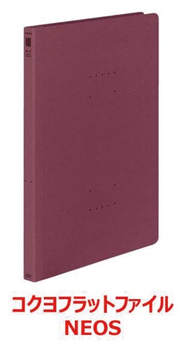 フラットファイル＜ＮＥＯＳ＞ワインレッド１００冊