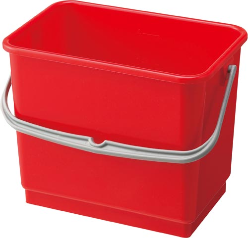 小物入れバケツ　４Ｌ　レッド