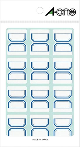 セルフインデックス　中　青　１２面　１８０片