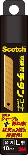 スコッチ　チタンコートカッタープロ替刃Ｌ　１０枚入
