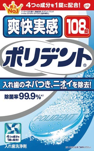 爽快実感ポリデント　１０８錠