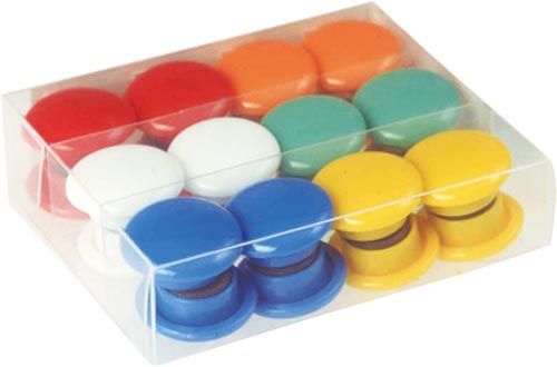 カラーボタン　直径２０ｍｍ　色込　２４個入