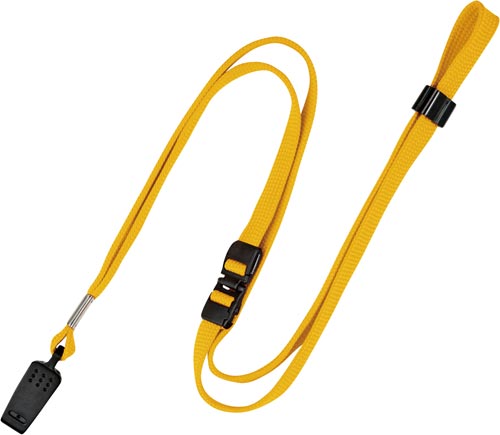 名札用ループクリップ　黄　１０本