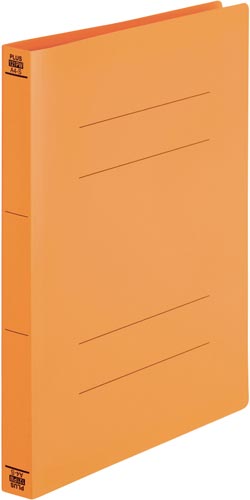 ＰＰフラットファイル　Ａ４縦　厚とじオレンジ　１冊