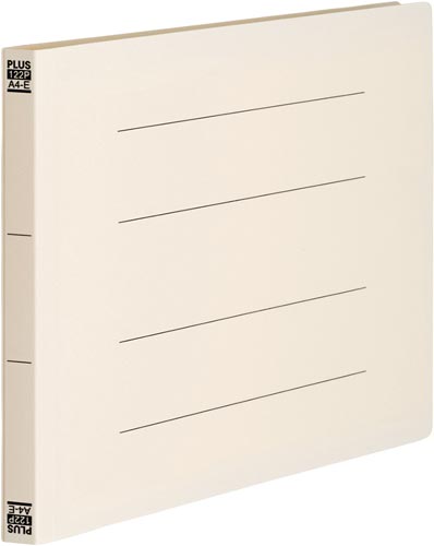 ＰＰフラットファイル　Ａ４横　アイボリー　１冊