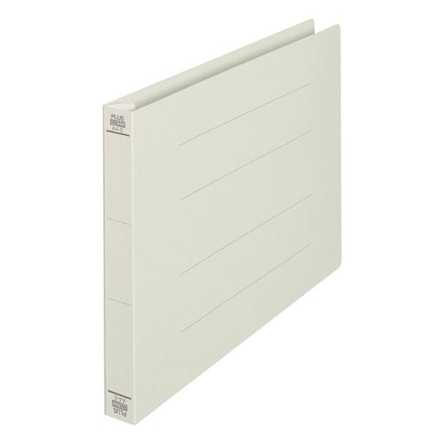 フラットファイル　Ａ４横　厚とじ　グレー　１０冊