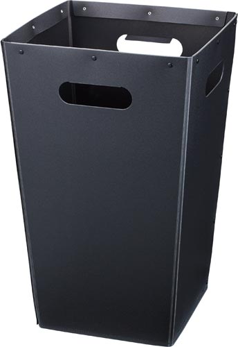 折りたためるゴミ箱　オリダス　ブラック×３