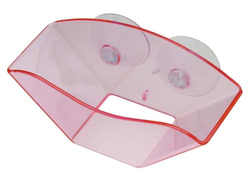 水切りが早い！スポンジラック　ピンク