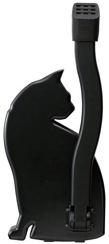 ドアストッパー　ねこ　ブラック