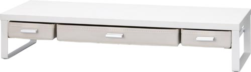 Ｋａｔａｚｕｋ引出付机上台幅６５０白　３台