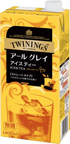 トワイニング　アールグレイ　無糖　１Ｌ　６パック※
