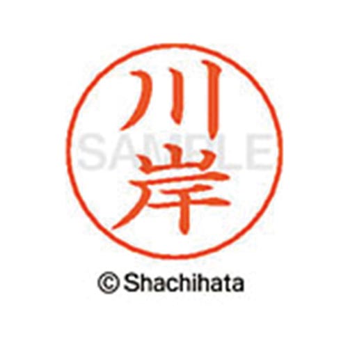 ネームペン用ネーム　シルバー　既製　川岸
