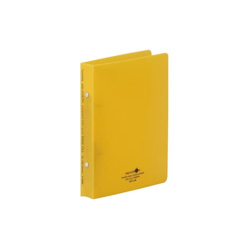 ＡＱＵＡＤＲＯＰｓ　リングファイル　Ａ５黄　３冊