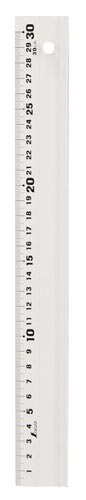 アルミ定規　アル助ホワイト　３０ｃｍ