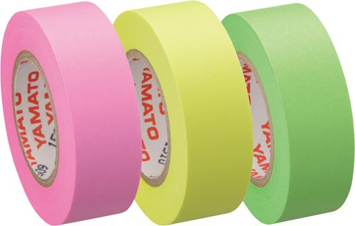 メモックロール詰替用　１５ｍｍ幅　桃・黄・緑