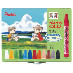 ぺんてるくれよん　１２色×５
