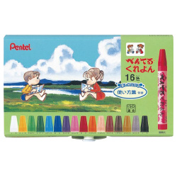 ぺんてるくれよん　１６色×５