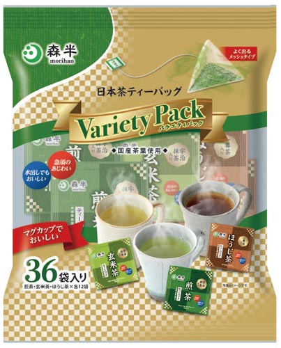 森半　日本茶ティーバッグバラエティパック　３６袋※