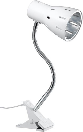 クリップライト　ホワイト　Ｅ２６口金　電球なし