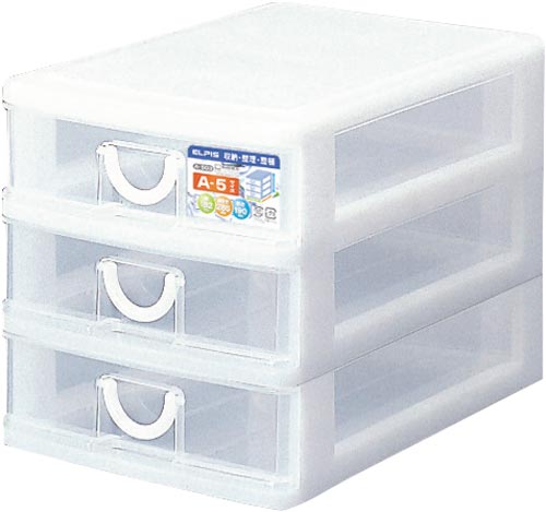 エルピスＡ５　浅型３段　白　１個