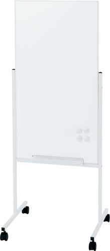 案内板両面ホワイトボードキャスター付き