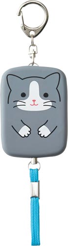 防犯ブザー　ハチワレネコ