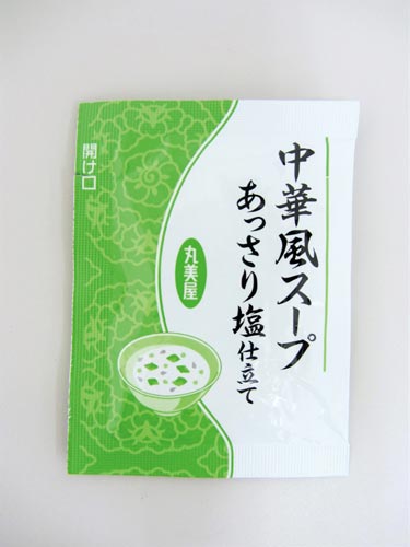 中華風スープ　あっさり塩仕立て　２．５ｇ×４０食※