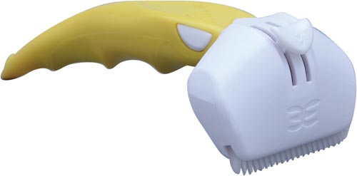 ペット用ブラシＦＯＯＬＥＥ　犬用　Ｍ　イエロー