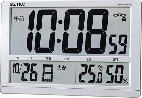 掛置兼用デジタル電波時計　ＳＱ４３３Ｓ