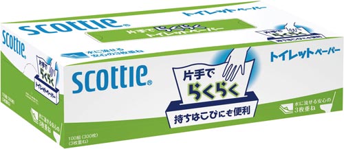 スコッティ　片手でラクラクトイレットペーパー×２０