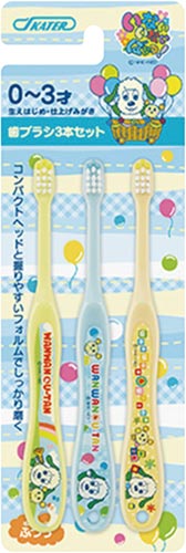 乳児用歯ブラシ３Ｐ　いないいないばあ１５　×３
