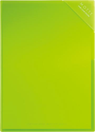 ハードクリヤーホルダーモッテＡ３ライトグリーン×５