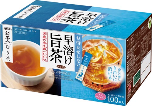 新茶人早溶け旨茶　さらっと麦茶スティック１００本※