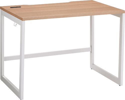 リスムデスクＤ７００Ｗ１０００　白脚　ウォルナット