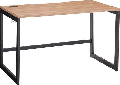 リスムデスクＤ７００Ｗ１２００　黒脚　ウォルナット