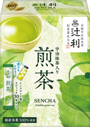 辻利　宇治抹茶入り煎茶スティック　３０Ｐ※