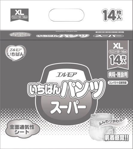エルモアいちばん　パンツスーパーＸＬ１４枚×６