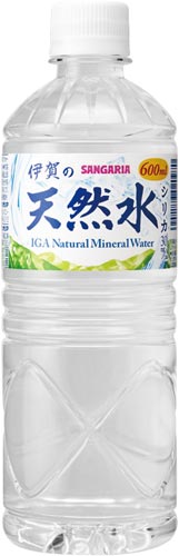 伊賀の天然水　６００ｍｌ　２４本※