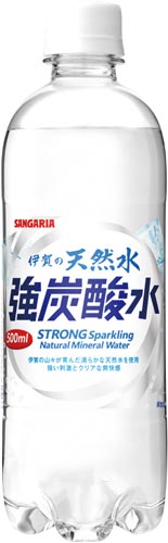 伊賀の天然水強炭酸水ＰＥＴ　５００ｍｌ　２４本×２※